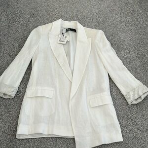 Zara linen blazer size small